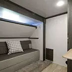Bunk Room with Loft Above May Show Optional Features. Features and Options Subject to Change Without Notice.