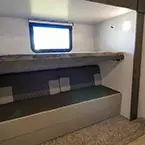 Top Bunk Lowered Down and Versa Queen in Daytime Position May Show Optional Features. Features and Options Subject to Change Without Notice.