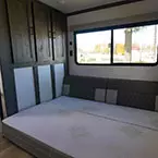 Rear Room with Versa 60 x 74 Queen Bed Shown in Sleeping Position May Show Optional Features. Features and Options Subject to Change Without Notice.