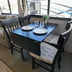 Free Standing Dinette May Show Optional Features. Features and Options Subject to Change Without Notice.