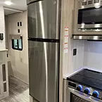 View of 12v 10 Cu Ft stainless steel refrigerator
 May Show Optional Features. Features and Options Subject to Change Without Notice.