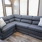 Sectional sofa in living room May Show Optional Features. Features and Options Subject to Change Without Notice.