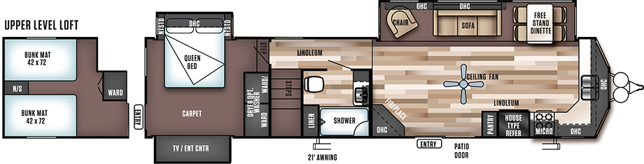 Wildwood Lodge 4102BFK - DEALER STOCK ONLY Destination Trailers by ...