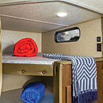 Upper Bunk Windows May Show Optional Features. Features and Options Subject to Change Without Notice.
