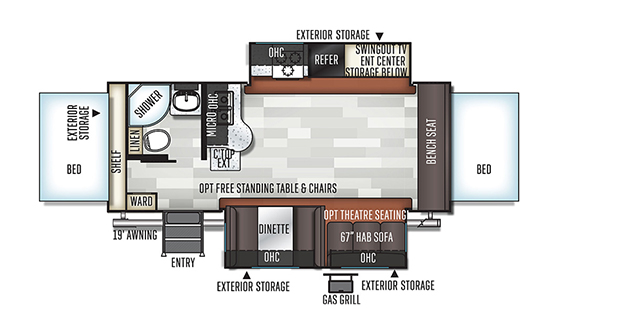 Rockwood Roo Forest River Rv Manufacturer Of Travel Trailers