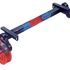 Dexter Torflex Axles: (STANDARD ON HIGH WALL AND HARD SIDE MODELS) Independent wheel suspension and self-damping action, rubber cushioning eliminates metal-to-metal contact, and forged torsion arm for maximum strength. <br /> Most models are also equipped with E-Z Lube® System and Nev-R-Adjust® Brakes. May Show Optional Features. Features and Options Subject to Change Without Notice.