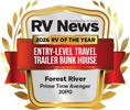RV News 2026 RV of the Year - Entry-Level Travel Trailer Bunk House