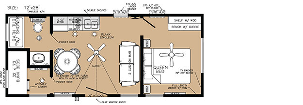 APC-PC-28S Floorplan Image