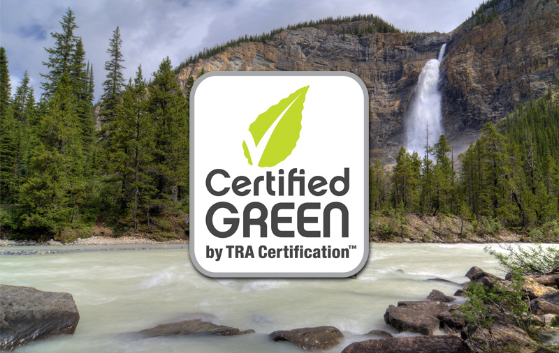 Our Park Models are certified green by TRA Certification.