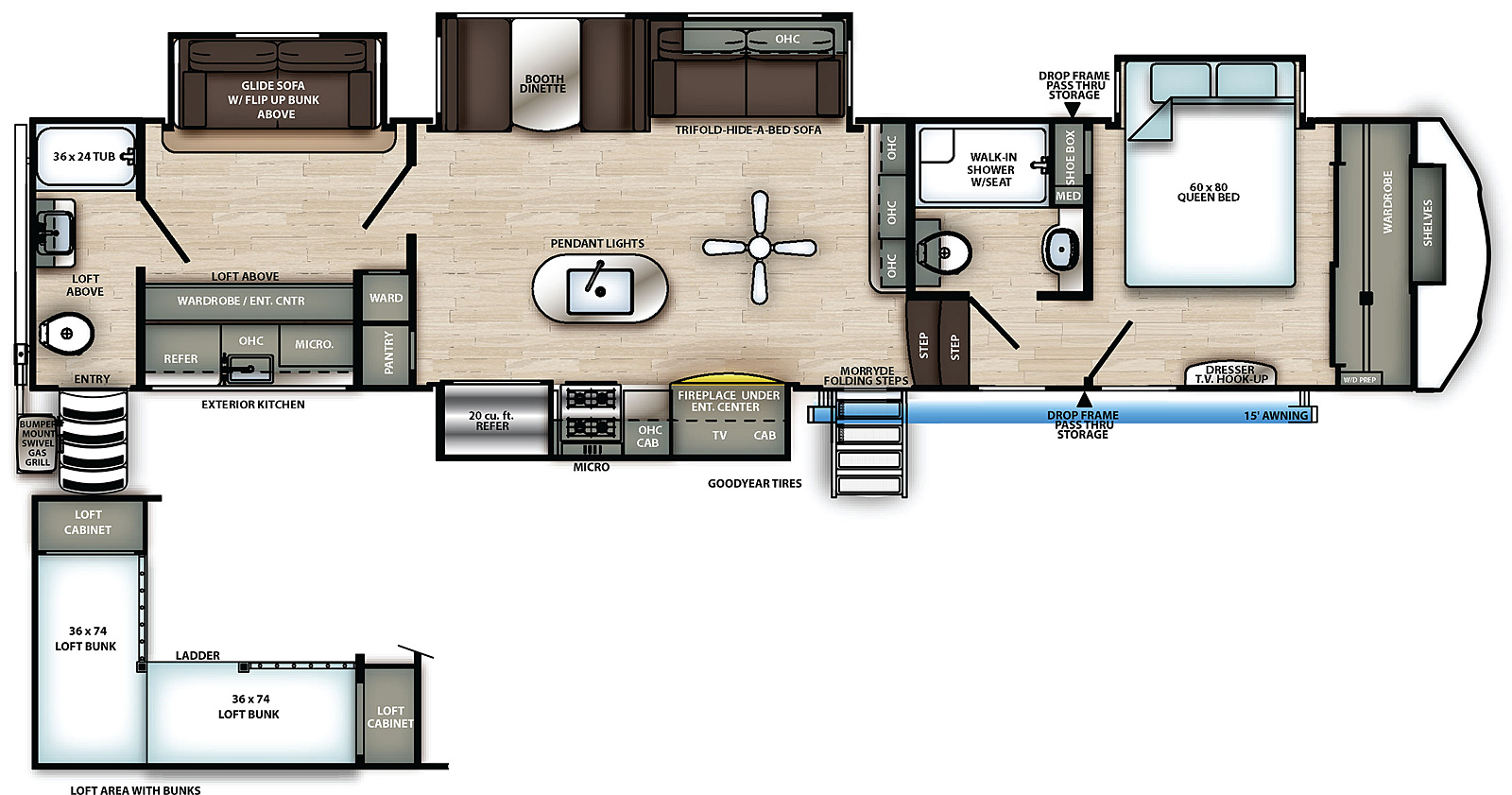 Sierra 383rblok Forest River Rv Manufacturer Of Travel