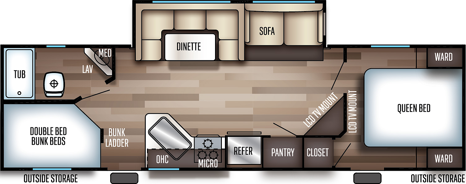 2019 264DBH Floorplan