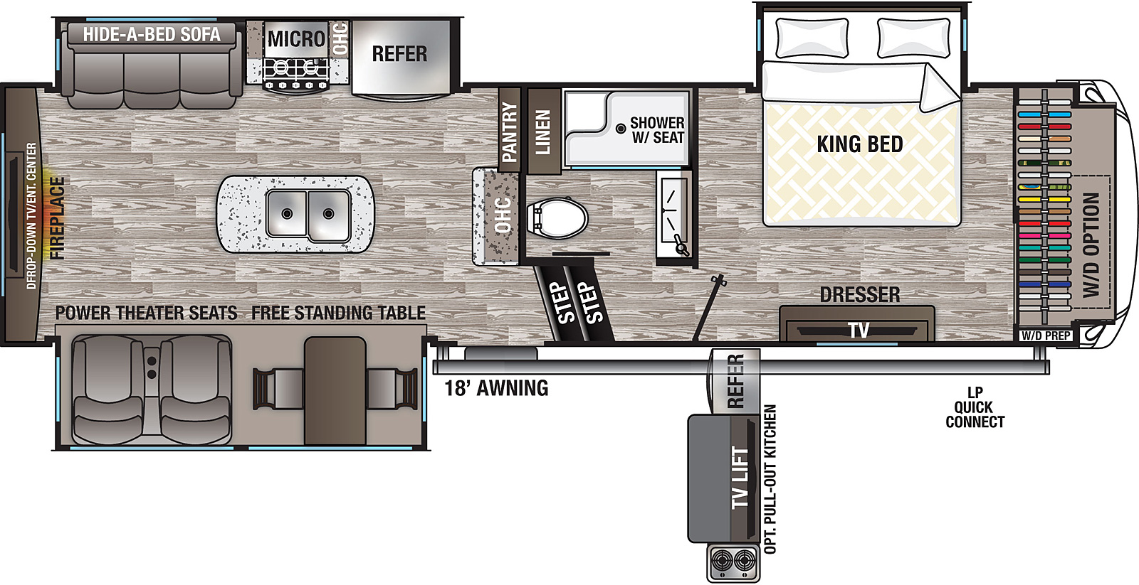2020 29RW - DSO Floorplan