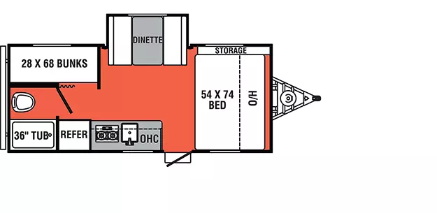 172BHDS Floorplan Image