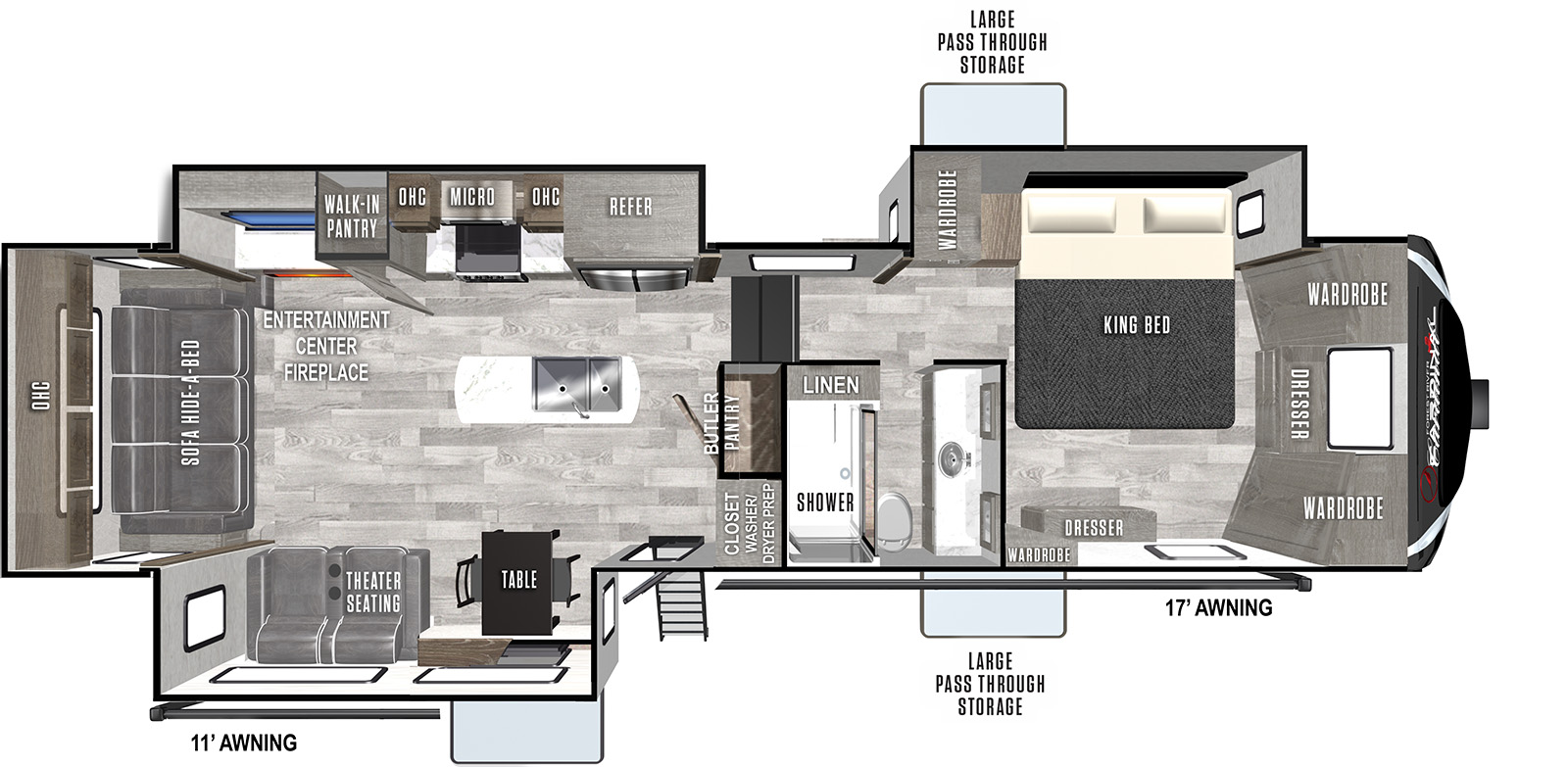 2022 380RLX Floorplan