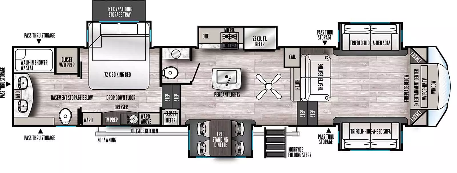 391FLRB Floorplan Image
