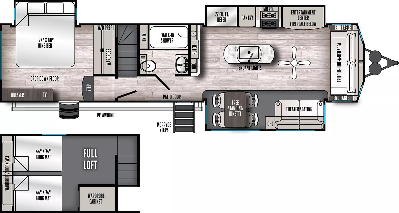 Sierra Destination Floorplans Forest River RV