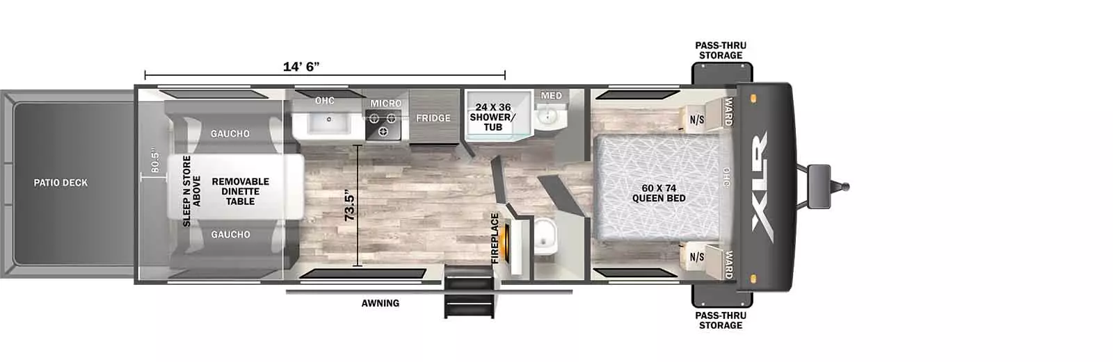 25XLRE Floorplan Image