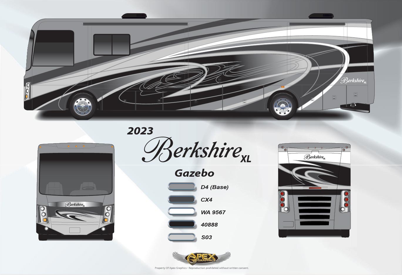 Berkshire XL Class A Diesel Motorhomes Forest River RV