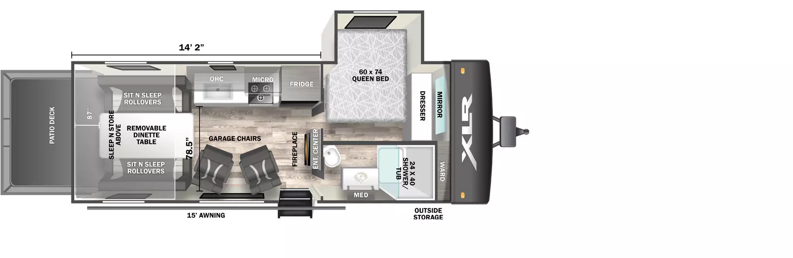 21XLRX Floorplan Image