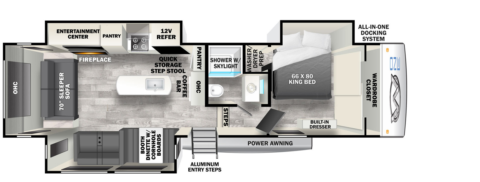 Wildcat One Fifth Wheels Forest River RV