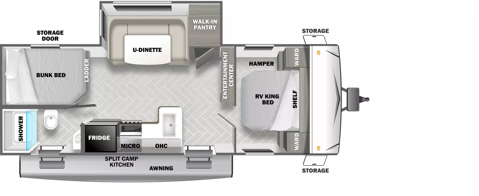 T2400BHL Floorplan Image