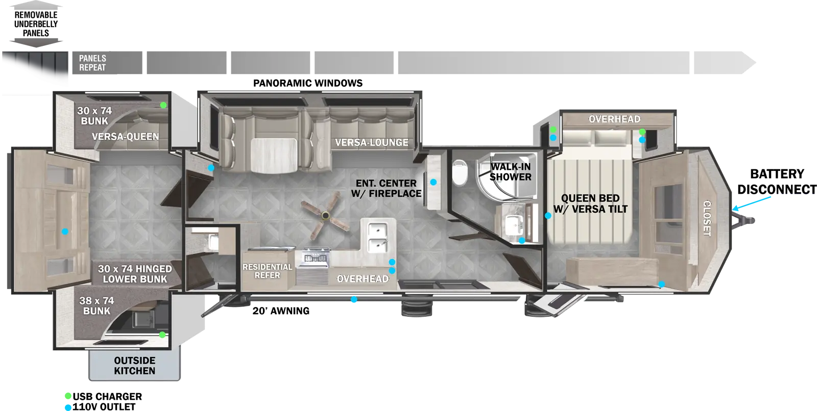 Salem Villa 42QBQ Forest River RV