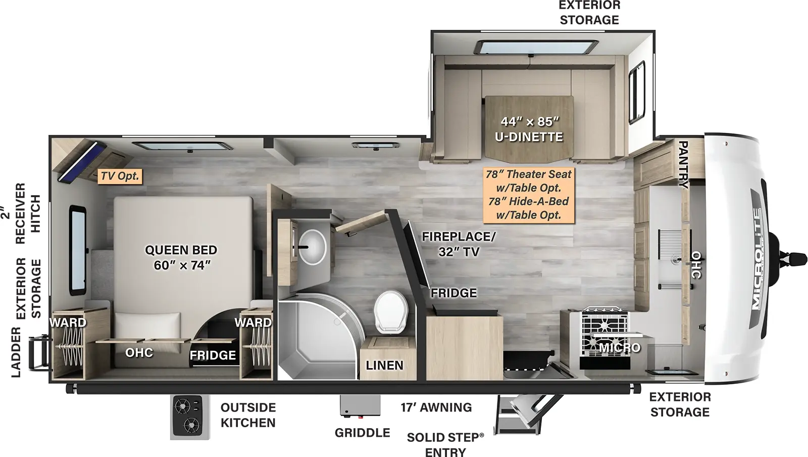 Flagstaff Micro Lite 25FKS - Forest River RV