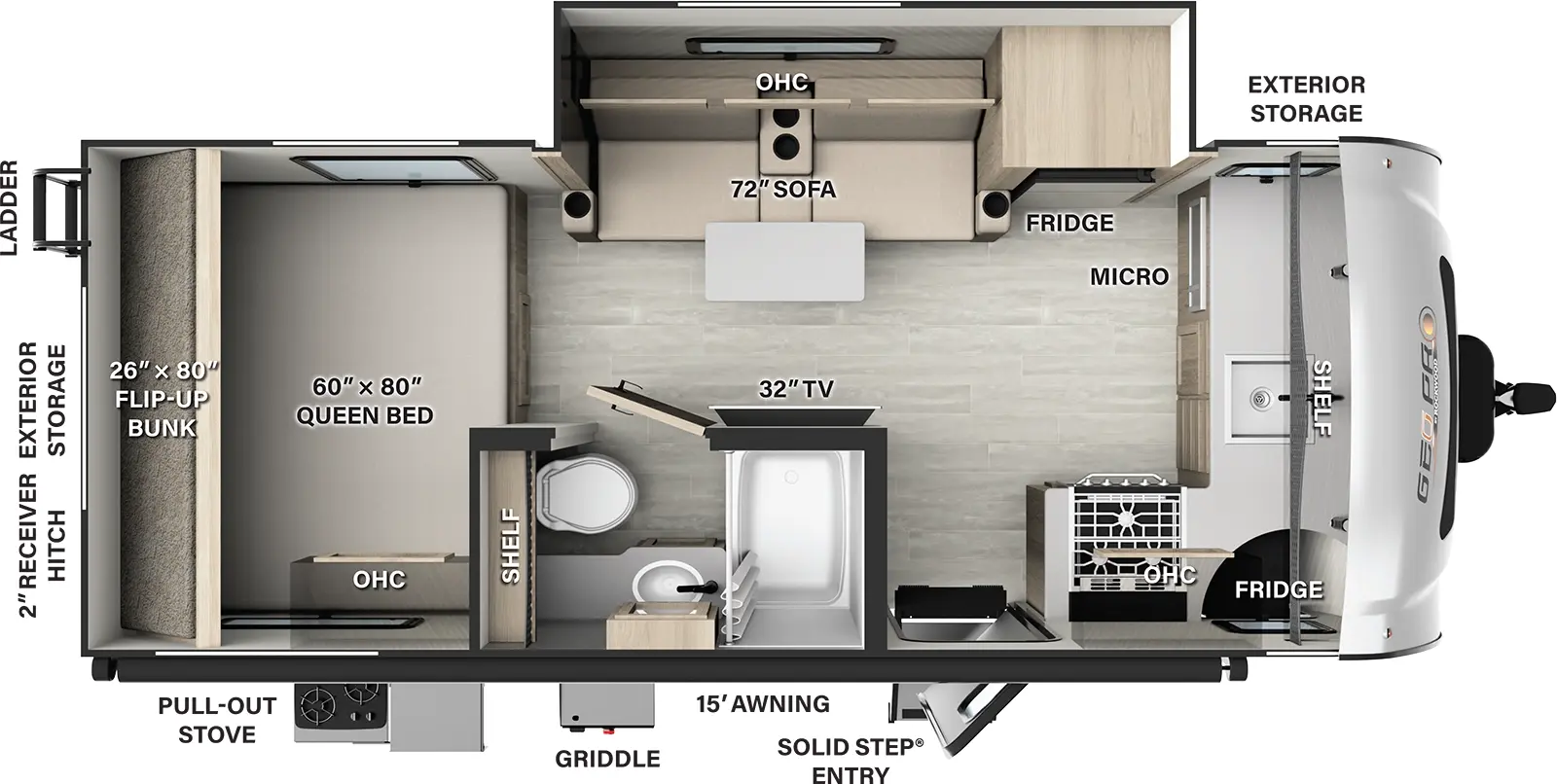 Rockwood Geo Pro G20FKS - Forest River RV