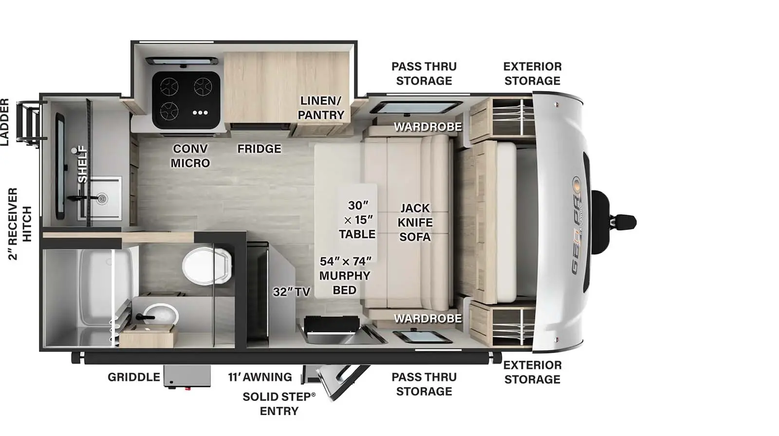 Rockwood Geo Pro Travel Trailers - Forest River RV