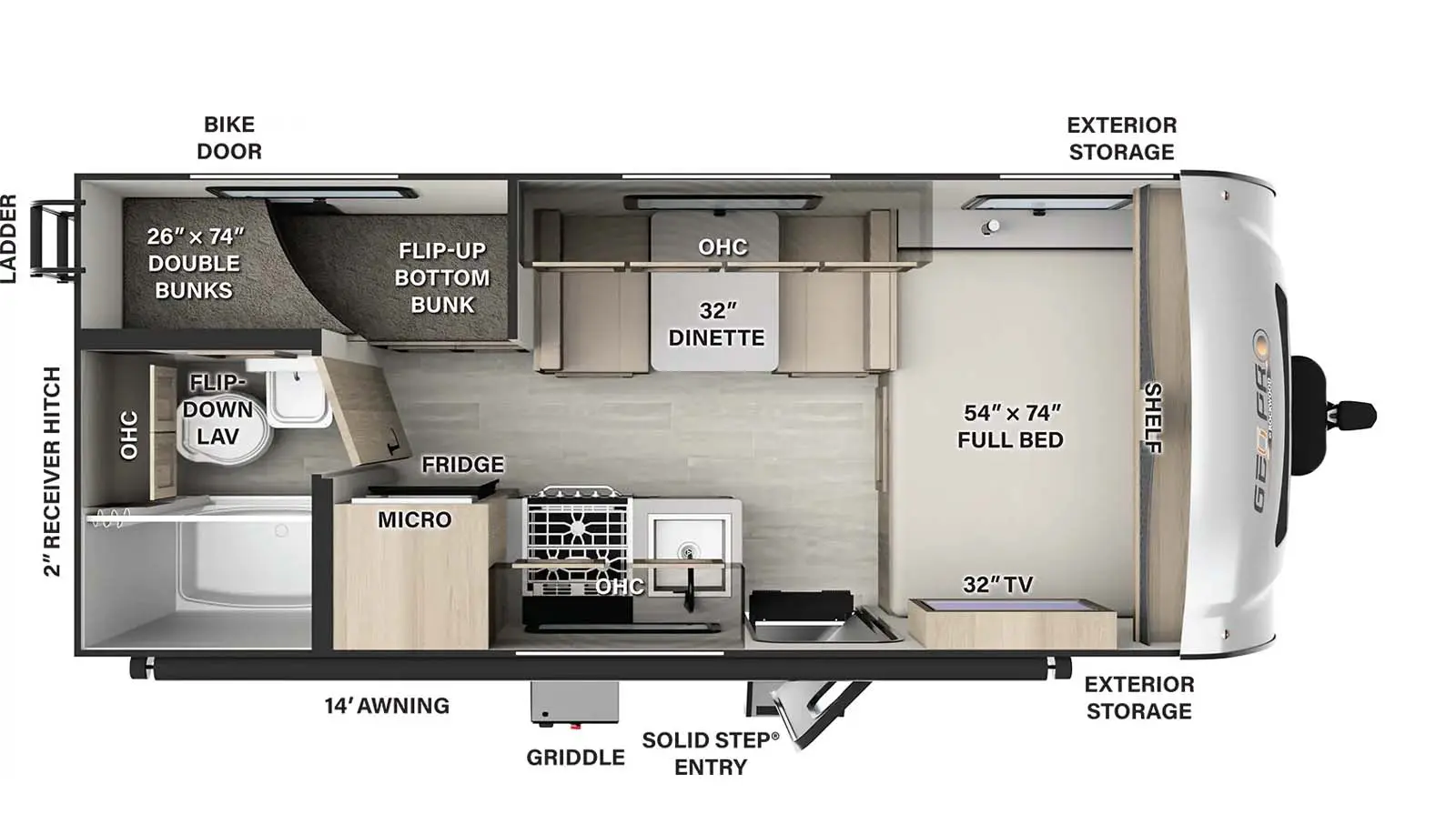 Rockwood Geo Pro Travel Trailers - Forest River RV