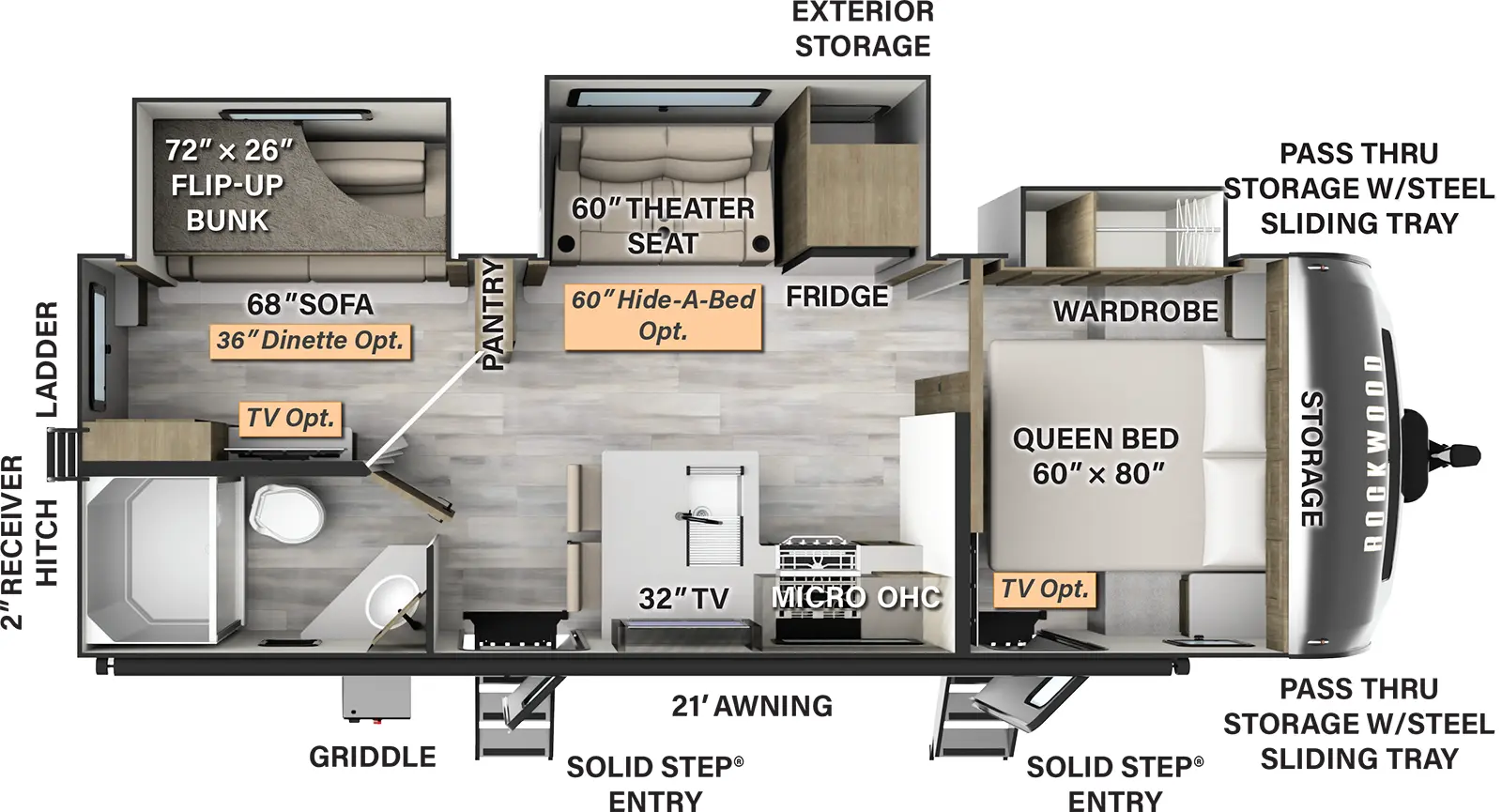 Trekwood RV Parts - Avalanche / 2016 / Appliances / Refrigerator