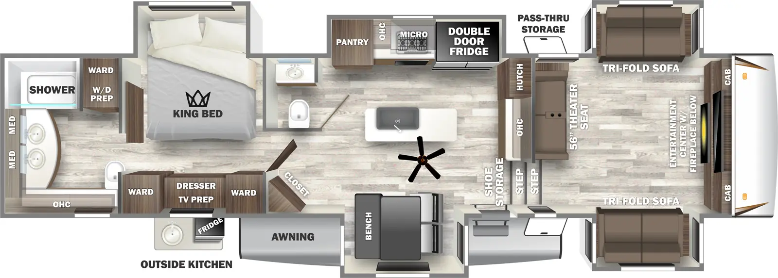 Sabre Floorplans - Forest River RV