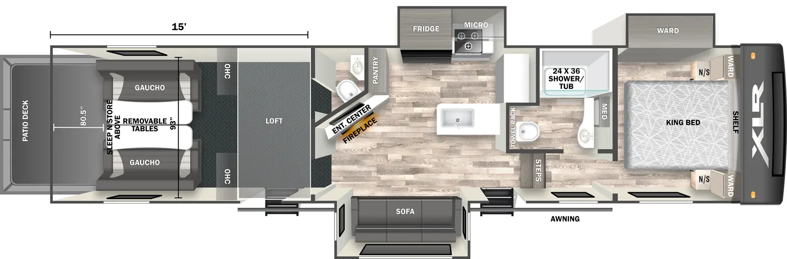 Xlr Nitro Floorplans - Forest River RV