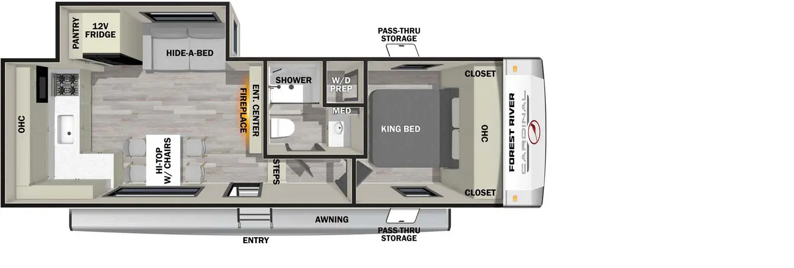 Cardinal Fifth Wheels - Forest River RV