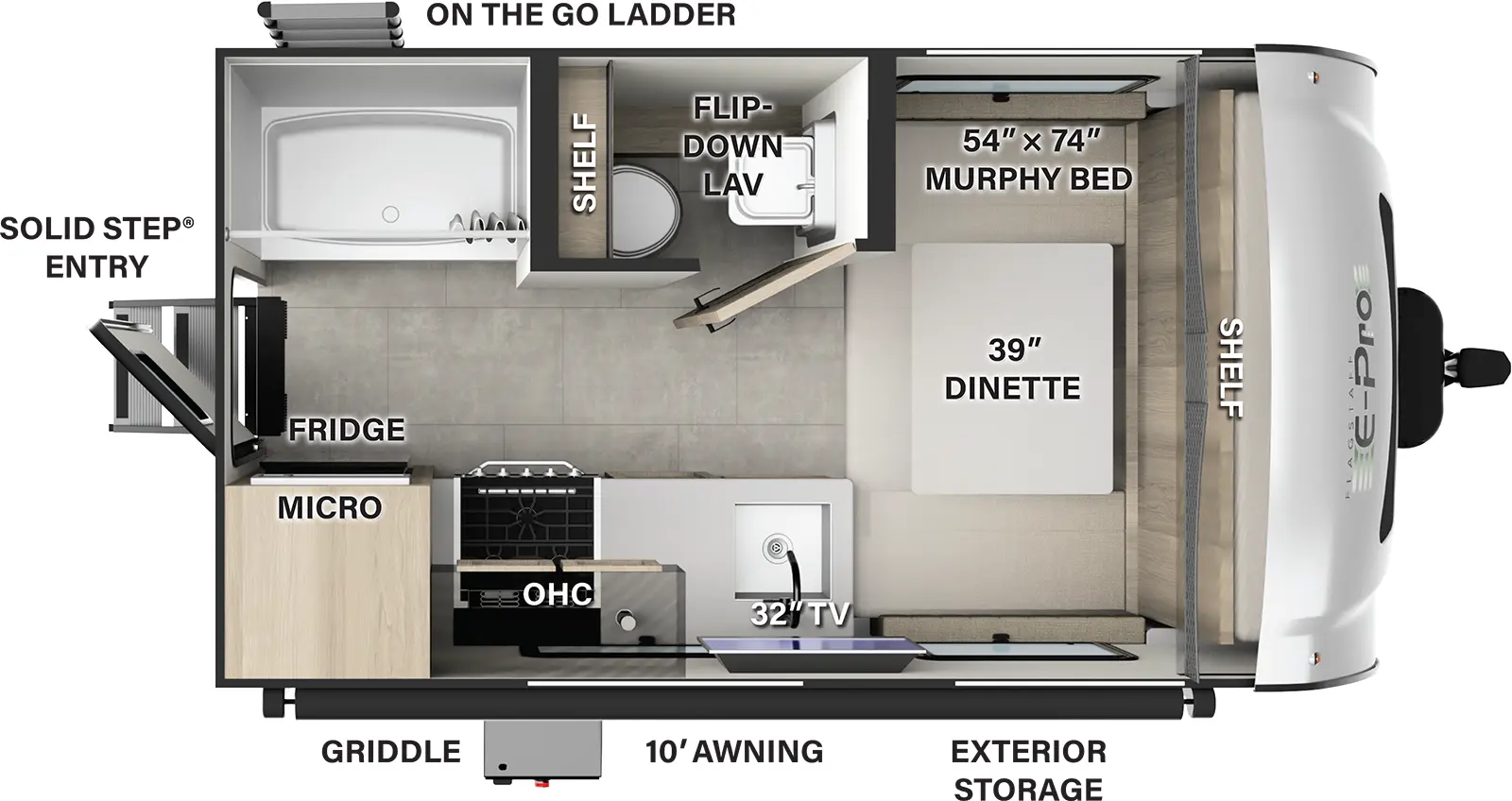 Flagstaff E Pro Floorplans - Forest River RV