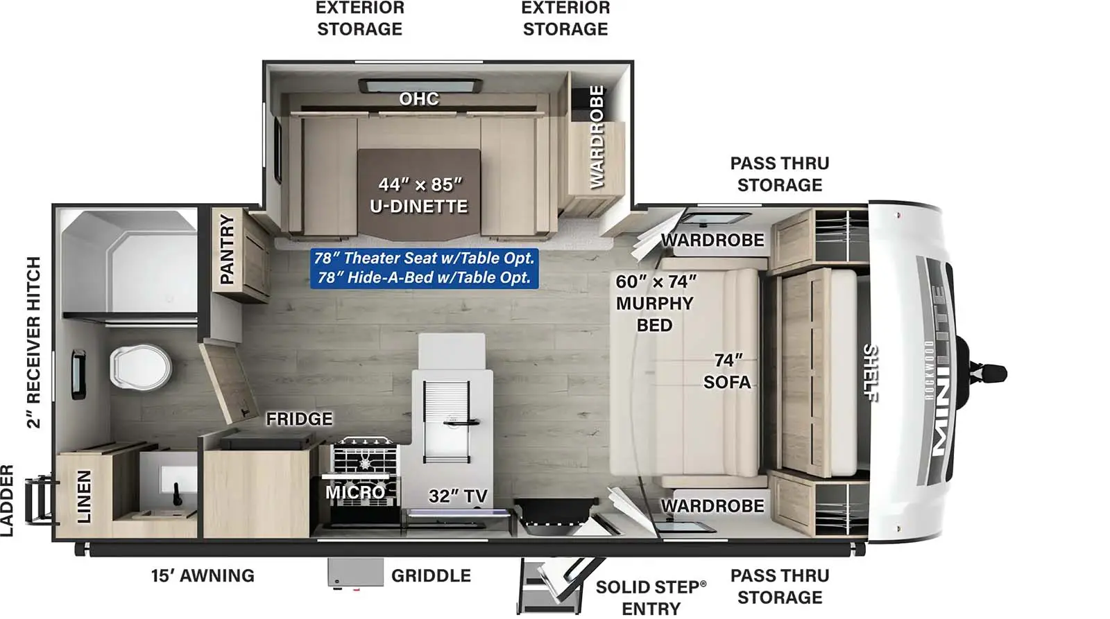 Rockwood Mini Lite Travel Trailers - Forest River RV