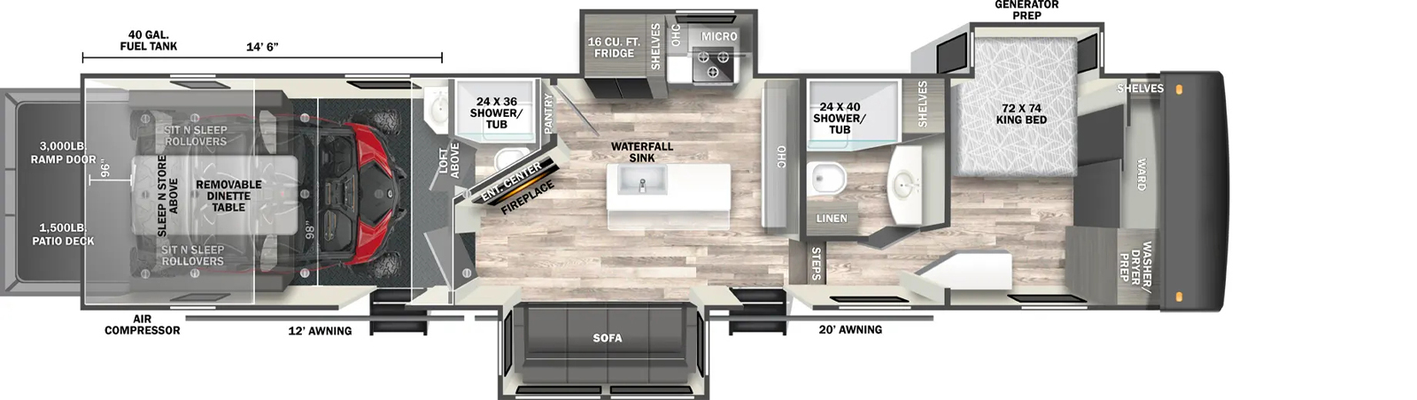 4015GX Floorplan Image