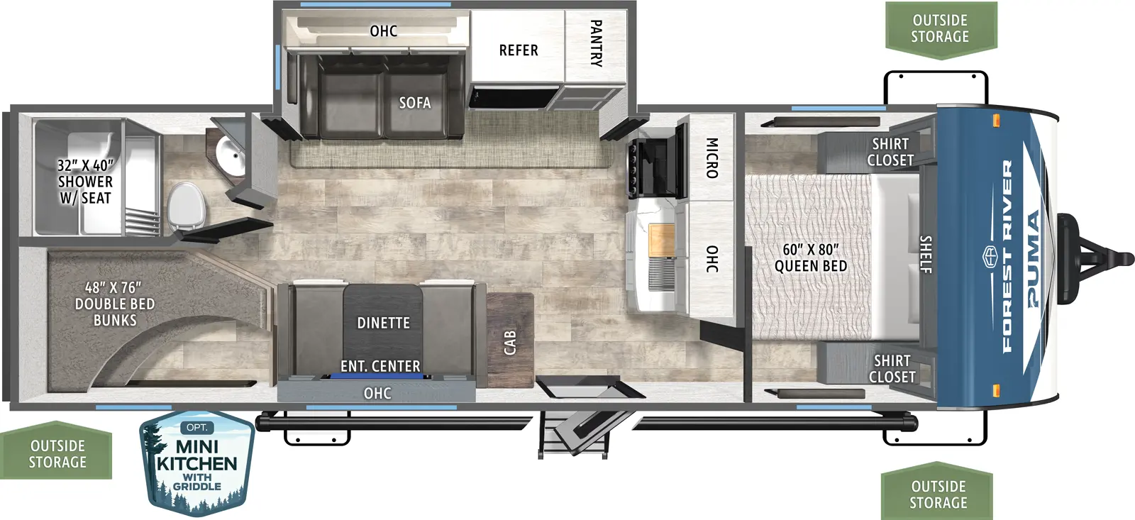 Puma Floorplans - Forest River RV