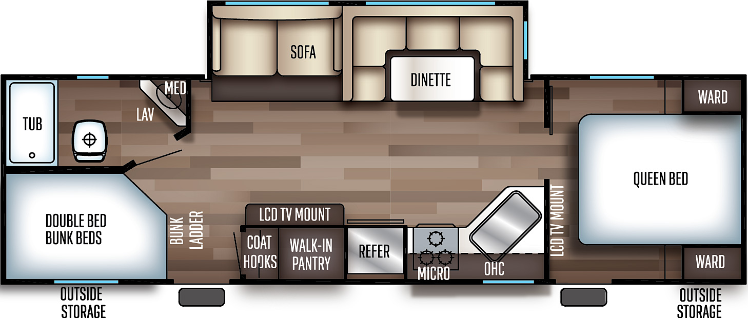 2019 264CK Floorplan
