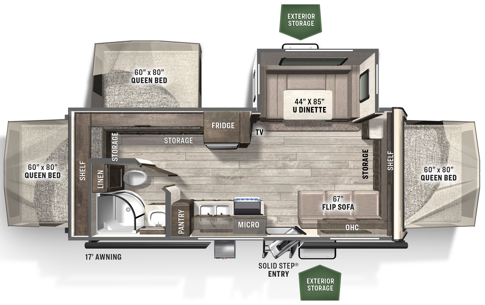 Flagstaff Shamrock 233S - Forest River RV