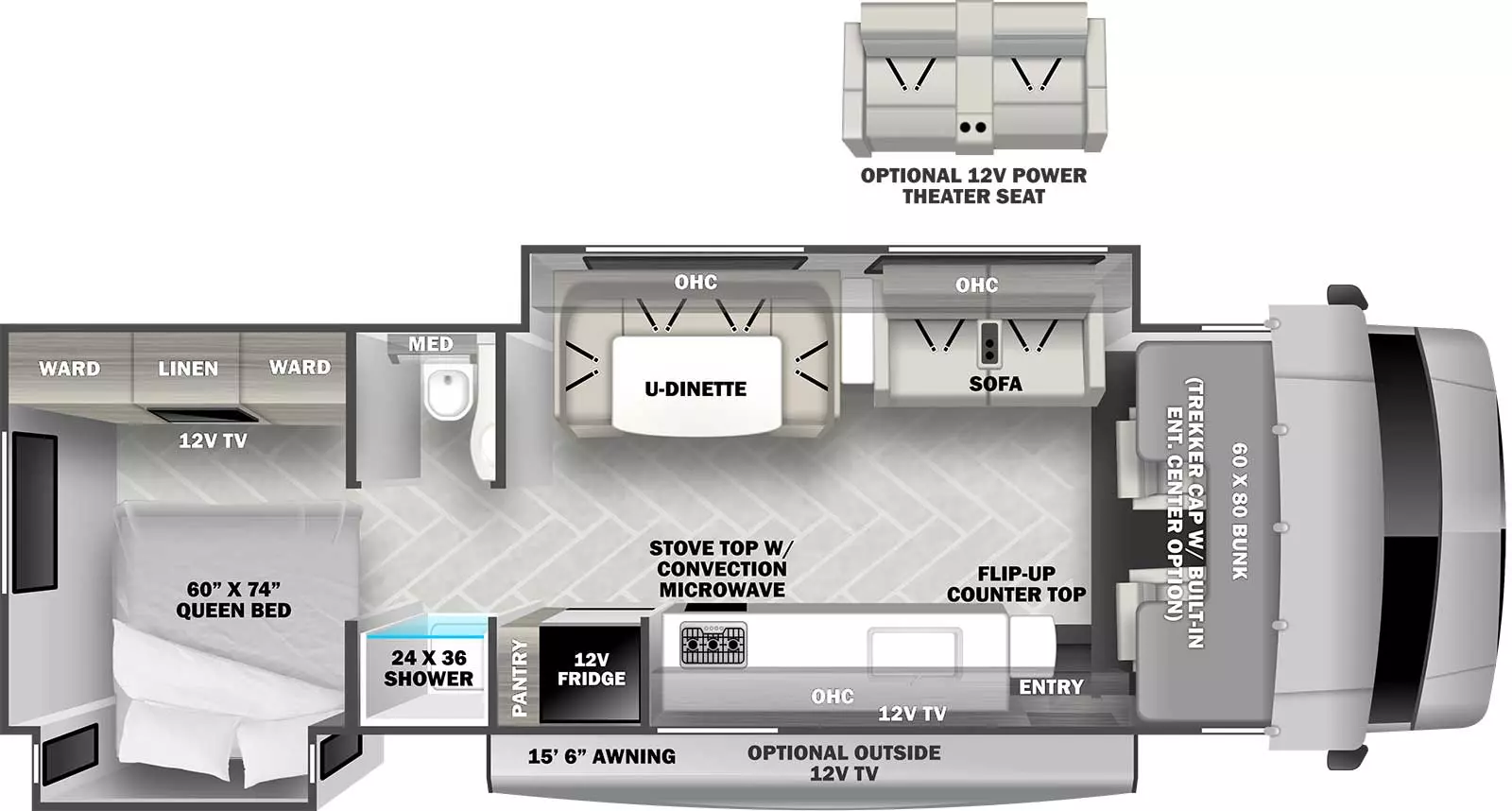 Sunseeker Classic 3010DS Floorplan