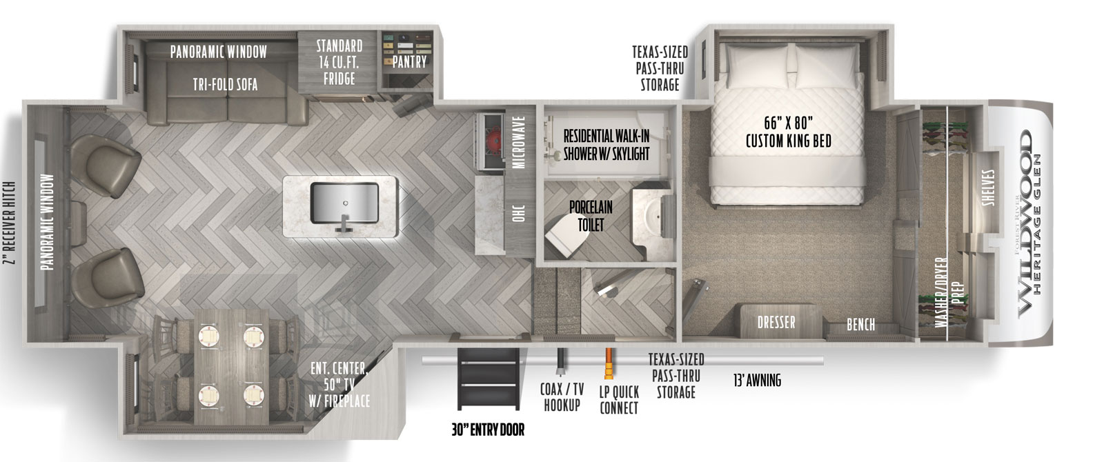 2022 286RL Floorplan