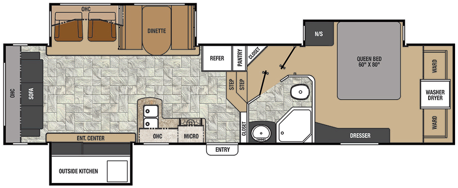 2014 327RLKS Floorplan