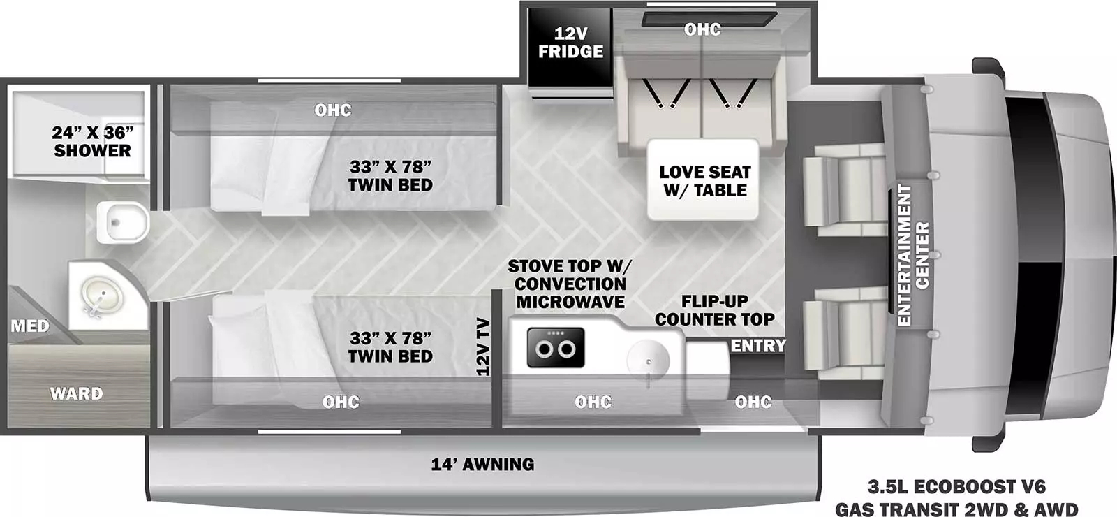 Sunseeker Ts Floorplans - Forest River RV