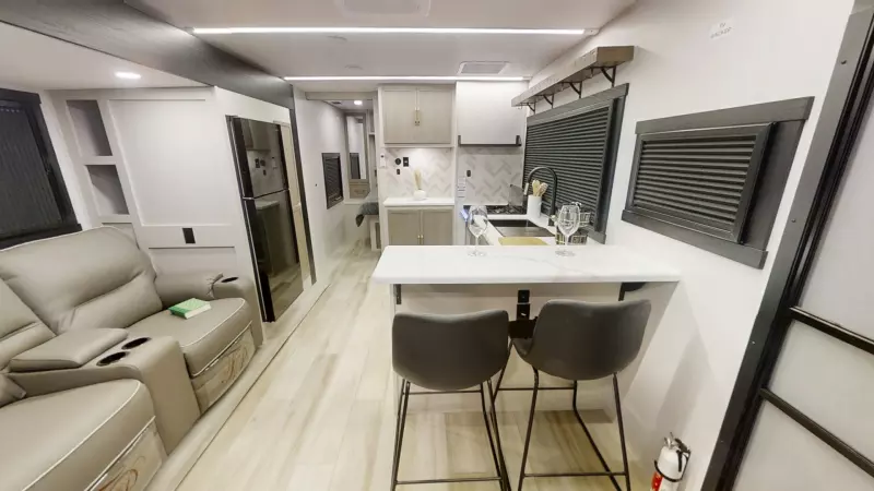 Hemisphere Travel Trailers Main Room